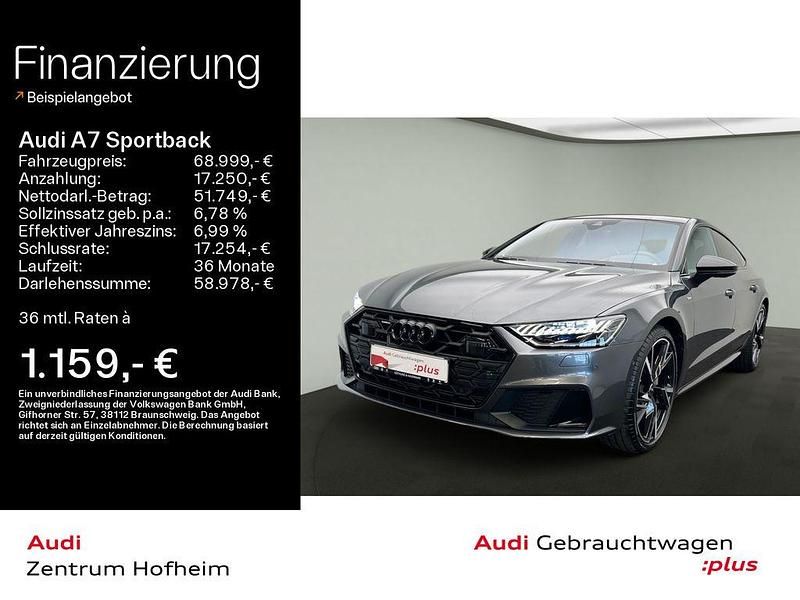 Daytonagrau perleffekt Gebraucht 2024 Audi A7 Sportback Ambiente Kleinwagen | 68.999 € (Fairer Preis) - Bild 1/4