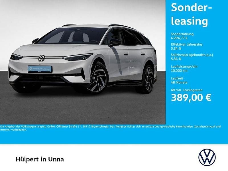Gletscherweiß metallic Gebraucht 2024 VW ID.7 Pro Limousine | 45.277 € (Fairer Preis) - Bild 1/4