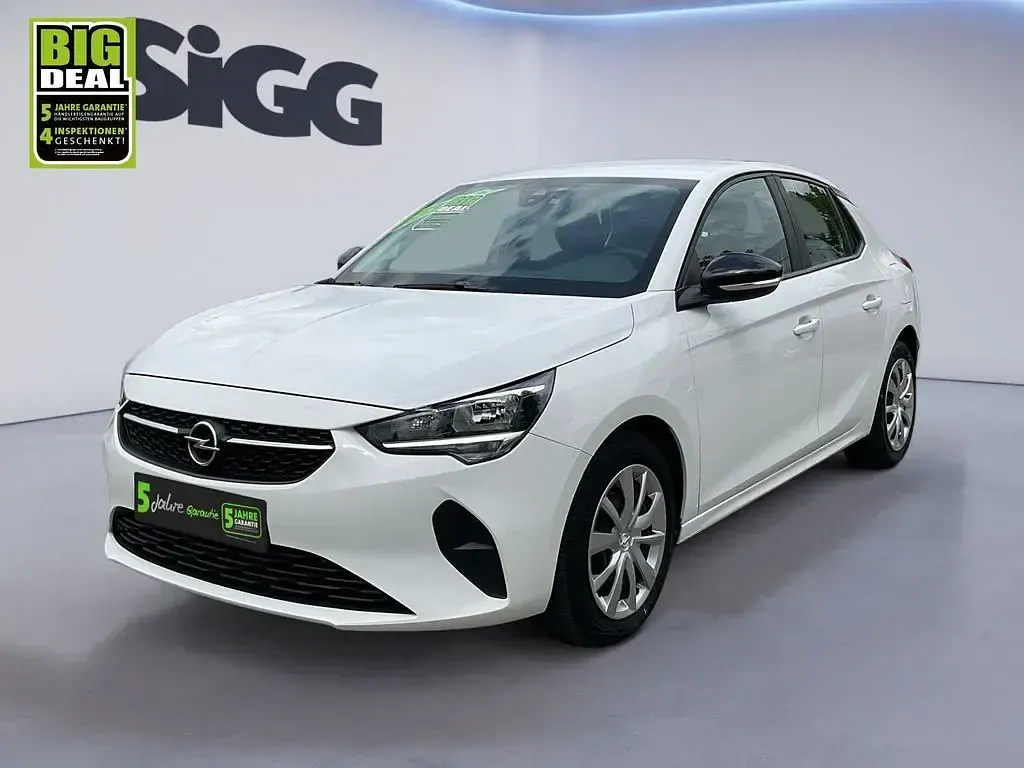 Gebraucht Opel Corsa Edition 75 PS (55 kW) 2023 Jade weiss/arktis weiss Kleinwagen