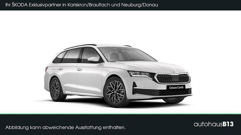 Neu Skoda Octavia Tour 150 PS (110 kW) 2025 Moonweiß perleffekt Kombi