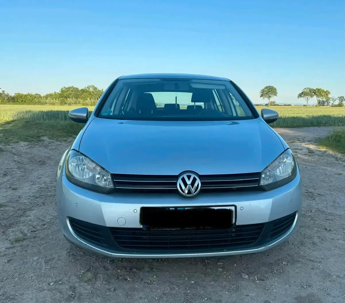 Gebraucht VW Golf VI 105 PS (77 kW) 2009 Silber Kleinwagen