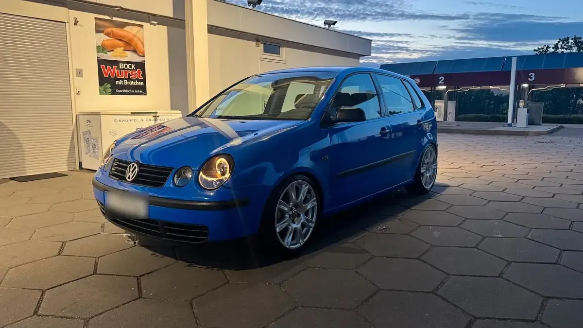 Gebraucht VW Polo 75 PS (55 kW) 2002 Blau Kleinwagen