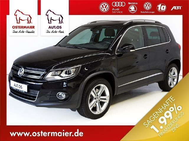 Schwarz metallic Gebraucht 2016 VW Tiguan LOUNGE SUV | 28.780 € (Etwas zu teuer) - Bild 1/4
