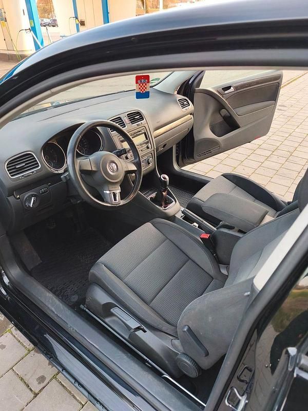 Gebraucht VW Golf VI 122 PS (89 kW) 2009 Schwarz Kleinwagen