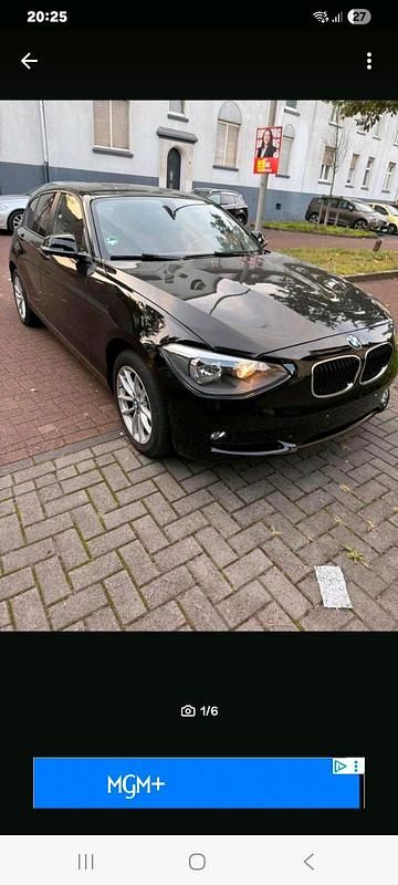 Gebraucht BMW 116 116 PS (85 kW) 2012 Schwarz Kleinwagen