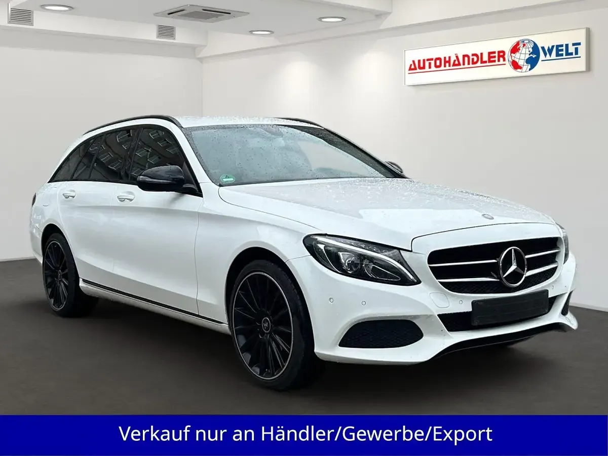 Gebraucht Mercedes C220 AMG line 170 PS (125 kW) 2015 Weiß Kombi