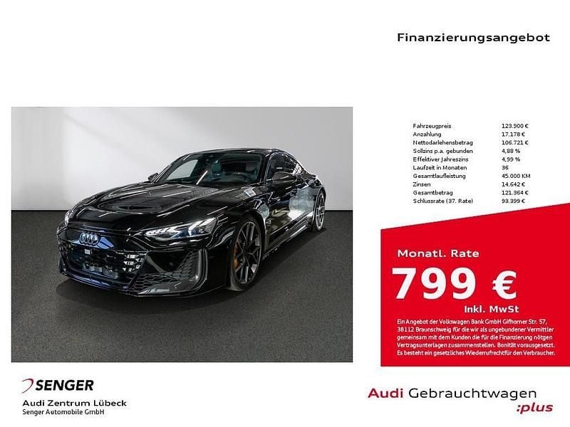 Mythosschwarz metallic Gebraucht 2024 Audi e-tron GT quattro Performance Limousine | 123.900 € (Superpreis) - Bild 1/4