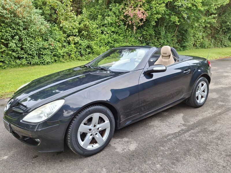 Schwarz Gebraucht 2007 Mercedes SLK280 Cabrio | 7.950 € (Superpreis) - Bild 1/4