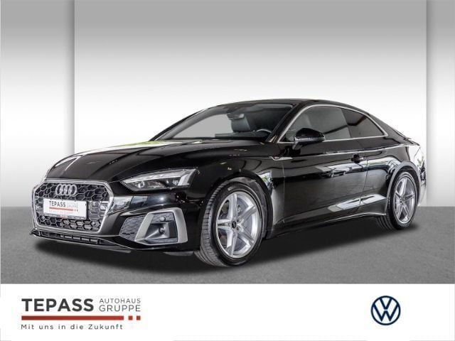 Schwarz Gebraucht 2021 Audi A5 S-Line Coupé | 33.880 € (Superpreis) - Bild 1/4