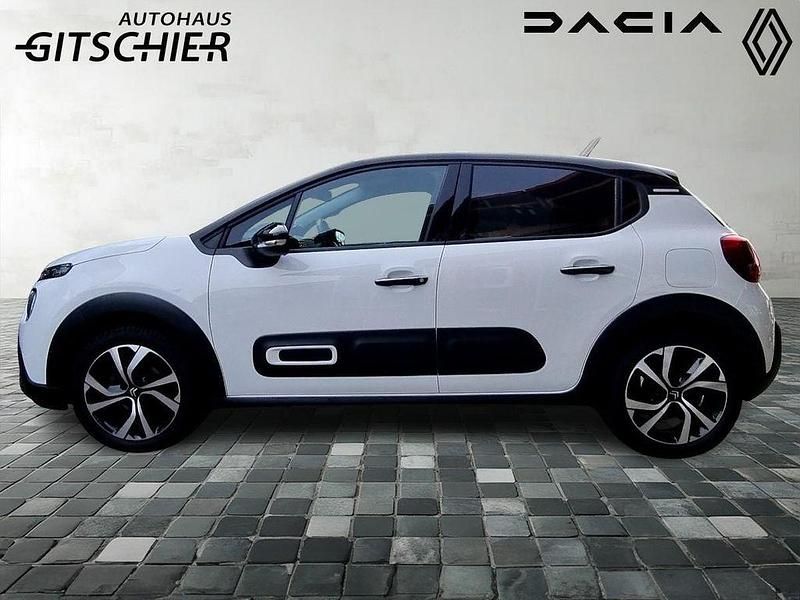 Gebraucht Citroën C3 PureTech 110 PS (80 kW) 2023 Weiß, dach schwarz (weiß) Kleinwagen