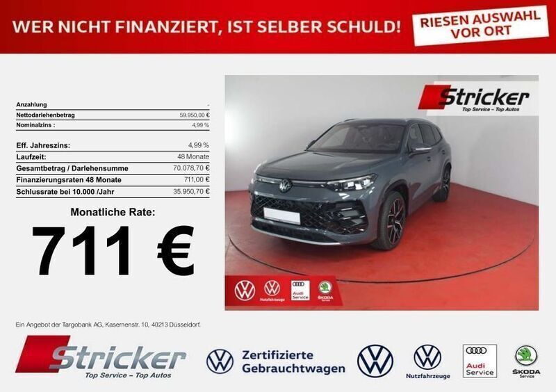 Grau Neu 2025 VW Tayron R-line SUV | 59.949 € (Guter Preis) - Bild 1/4
