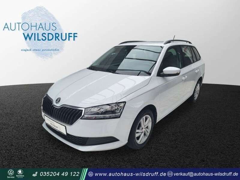Moonweiss metallic Gebraucht 2022 Skoda Fabia Ambition Kombi | 14.290 € (Fairer Preis) - Bild 1/4