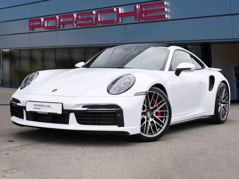 Carraraweißmetallic Gebraucht 2023 Porsche 911 Turbo Coupé | 193.888 € - Bild 1/4