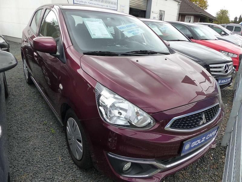 Bluish red Gebraucht 2019 Mitsubishi Space Star Diamant Edition Kleinwagen | 9.990 € (Etwas zu teuer) - Bild 1/4