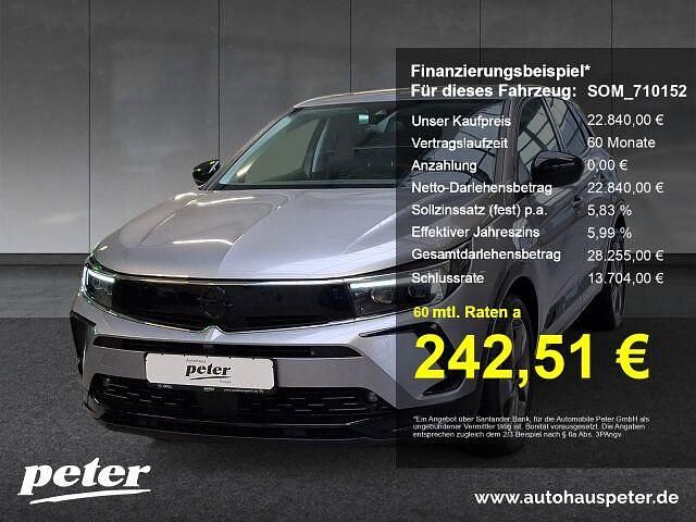 Lack grau artense/ klarlack Gebraucht 2024 Opel Grandland X GS Line SUV | 22.840 € (Fairer Preis) - Bild 1/4