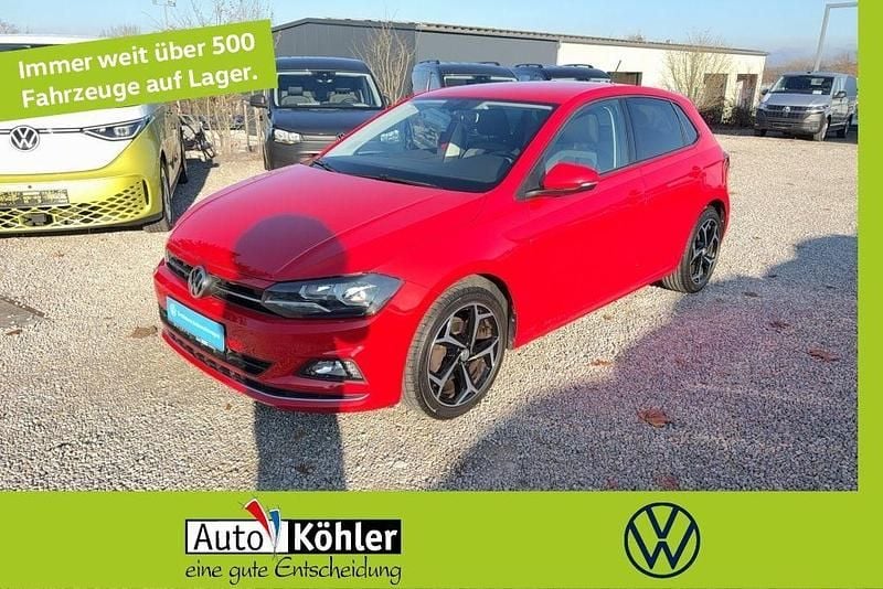 Flashrot / titanschwarzceram Gebraucht 2020 VW Polo Highline Kleinwagen | 14.480 € (Guter Preis) - Bild 1/3