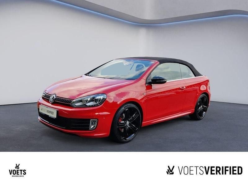Rot Gebraucht 2017 VW Golf Edition Cabrio | 18.450 € (Guter Preis) - Bild 1/4