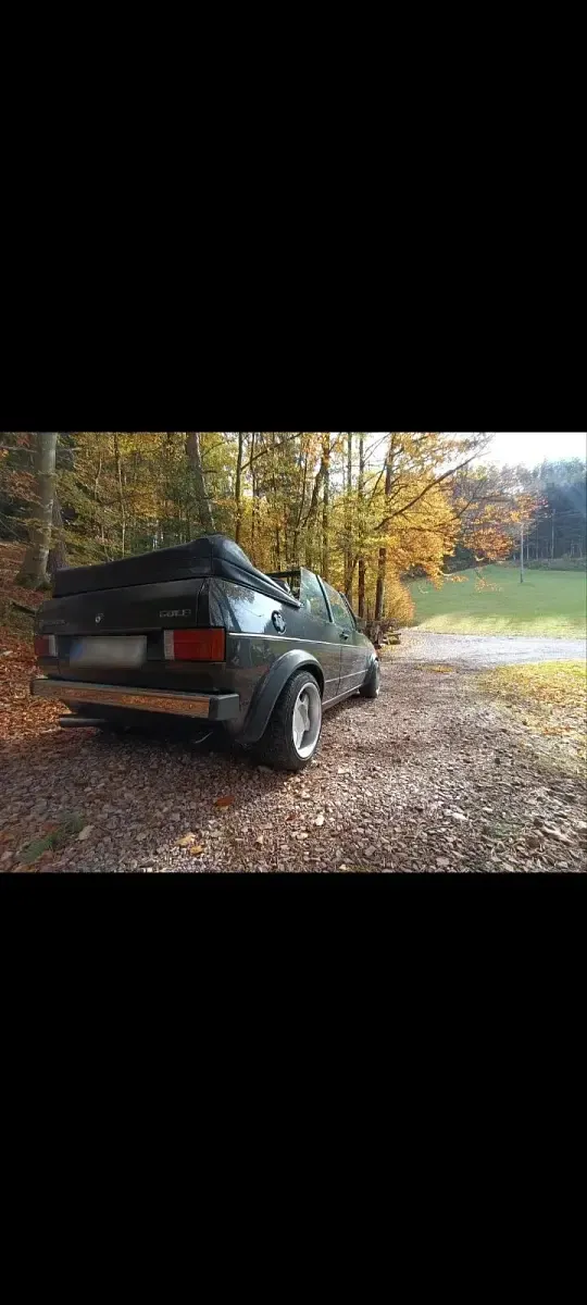 Gebraucht VW Golf Cabriolet Classicline 98 PS (72 kW) 1990 Schwarz Cabrio