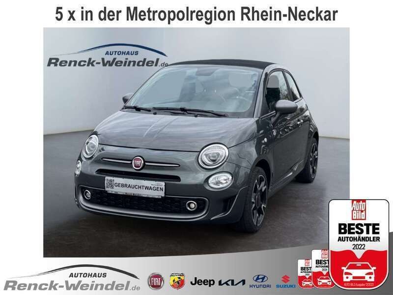 Colosseo grau) (grau Gebraucht 2019 Fiat 500C Sport Cabrio | 13.489 € (Teuer) - Bild 1/4