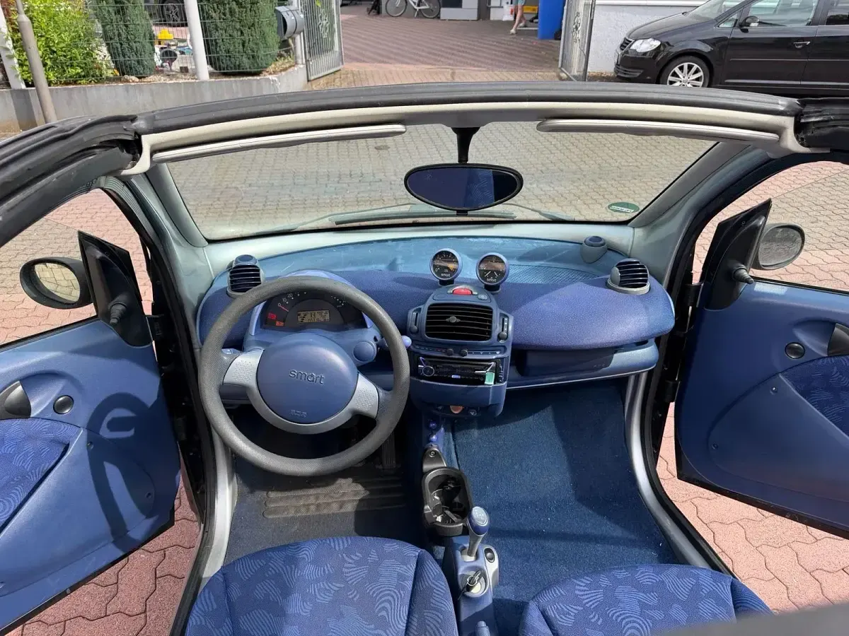 Używany Smart ForTwo Cabrio 55 KM (40 kW) 2000 Czarny Kabriolet