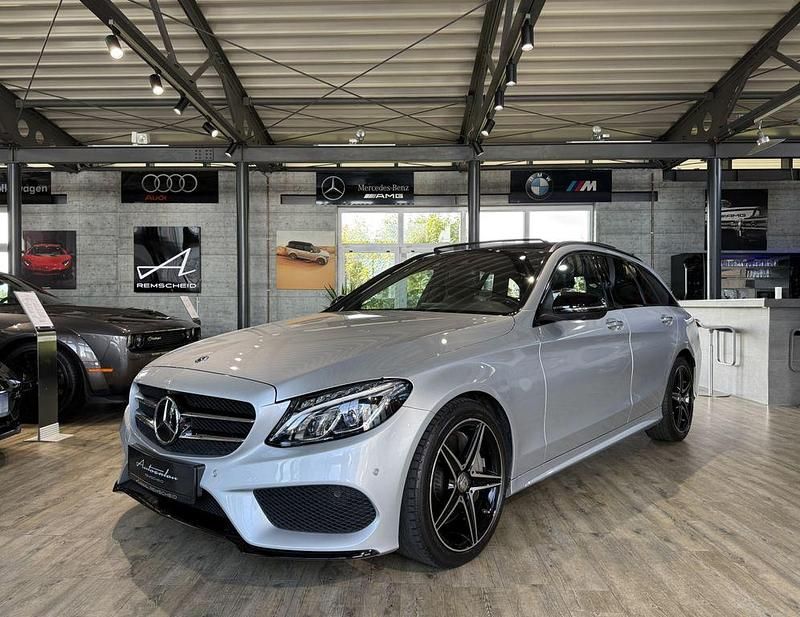 Silber Gebraucht 2017 Mercedes C250 AMG line Limousine | 25.990 € (Etwas zu teuer) - Bild 1/4