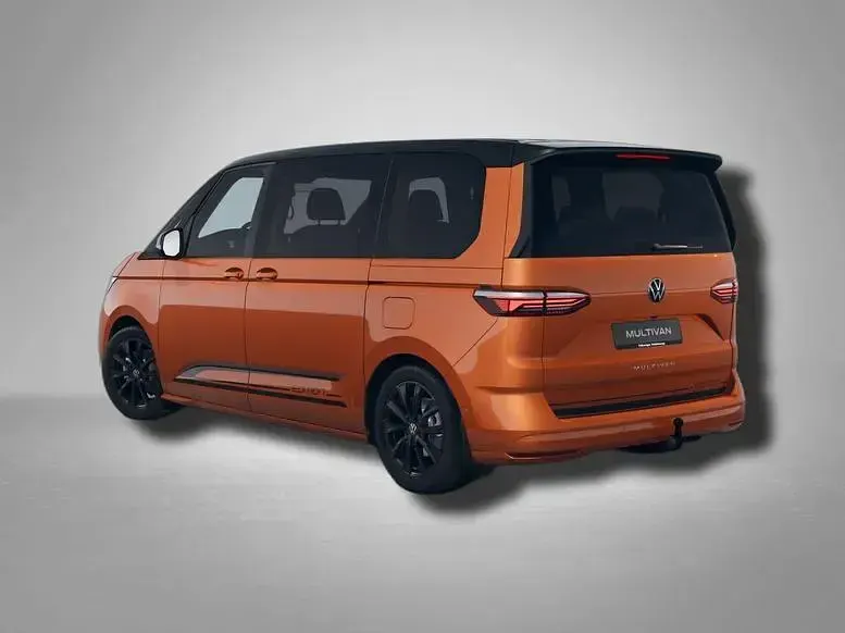 Neu VW Multivan Edition 150 PS (110 kW) 2025 Energetic orange metallic / dach schwarz Van / Kleinbus