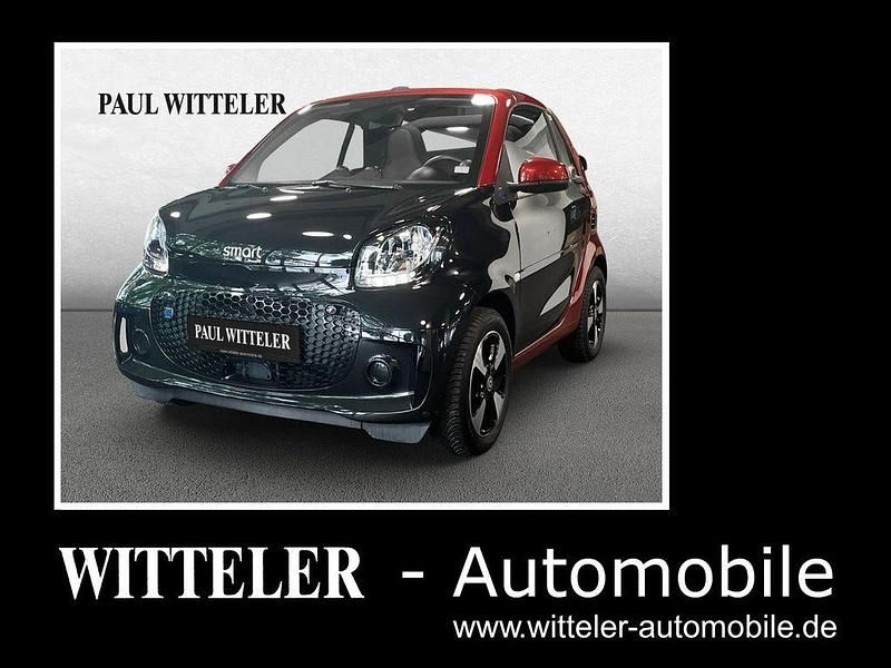 Schwarz Gebraucht 2021 Smart ForTwo Electric Drive Cabrio | 13.990 € (Etwas zu teuer) - Bild 1/4