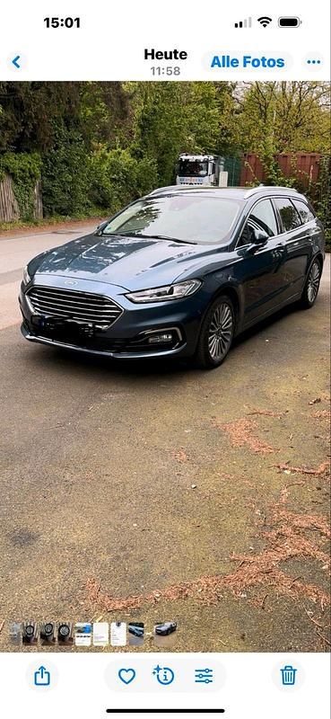 Blau Gebraucht 2020 Ford Mondeo Kombi | 18.500 € (Fairer Preis) - Bild 1/4