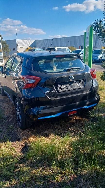 Gebraucht Nissan Micra Visia 71 PS (52 kW) 2018 Schwarz Kleinwagen