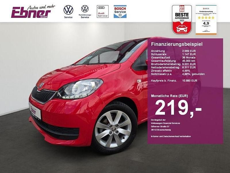 Rot Gebraucht 2019 Skoda Citigo Clever Kleinwagen | 10.880 € (Fairer Preis) - Bild 1/4