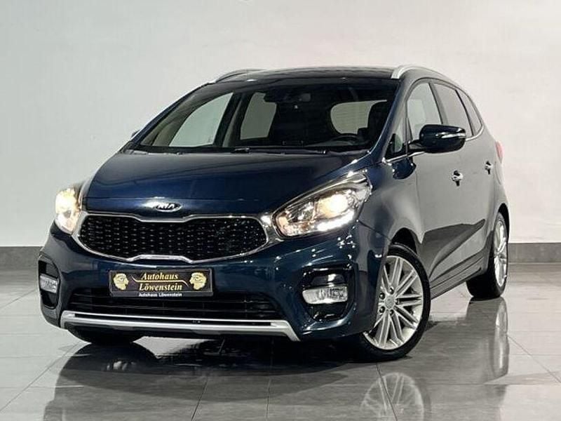 Gebraucht Kia Carens Edition 7 166 PS (122 kW) 2018 (aap) mysterious blue m Van / Kleinbus