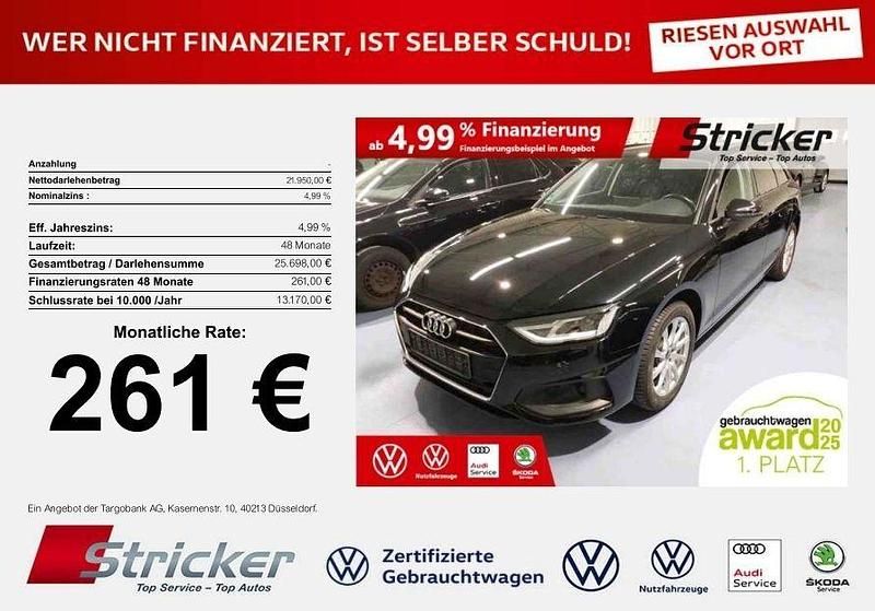 Gebraucht Audi A4 150 PS (110 kW) 2022 Schwarz Kombi