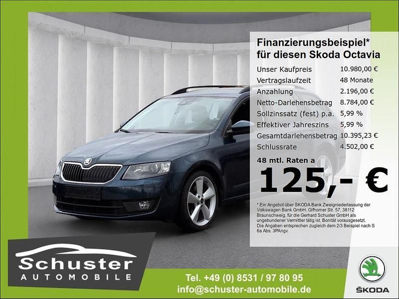 Gebraucht Skoda Octavia Elegance 179 PS (131 kW) 2013 Blau Kombi