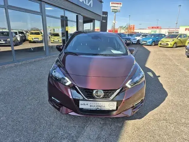 Gebraucht Nissan Micra Tekna 92 PS (67 kW) 2021 Rot Kleinwagen