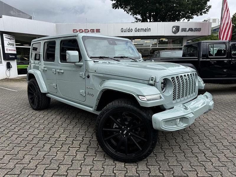 Blau Gebraucht 2023 Jeep Wrangler Unlimited Rubicon SUV | 88.800 € - Bild 1/4