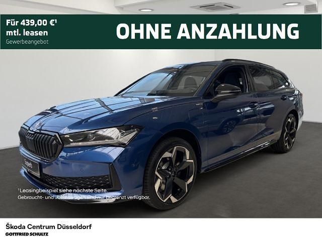 Blau Neu 2025 Skoda Superb SportLine Kombi | 54.990 € - Bild 1/4