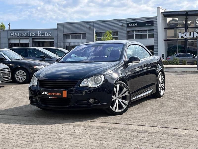 Schwarz Gebraucht 2008 VW Eos Cabrio | 6.980 € (Fairer Preis) - Bild 1/4