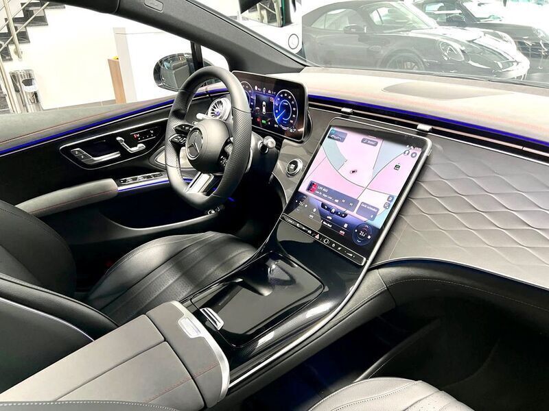 Gebraucht Mercedes EQS450+ AMG line 244 kW (333 PS) 2022 Grau metallic Limousine