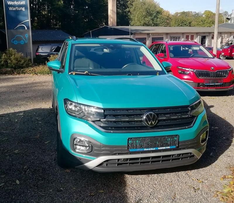 Gebraucht VW T-Cross Active 110 PS (80 kW) 2021 Grün SUV