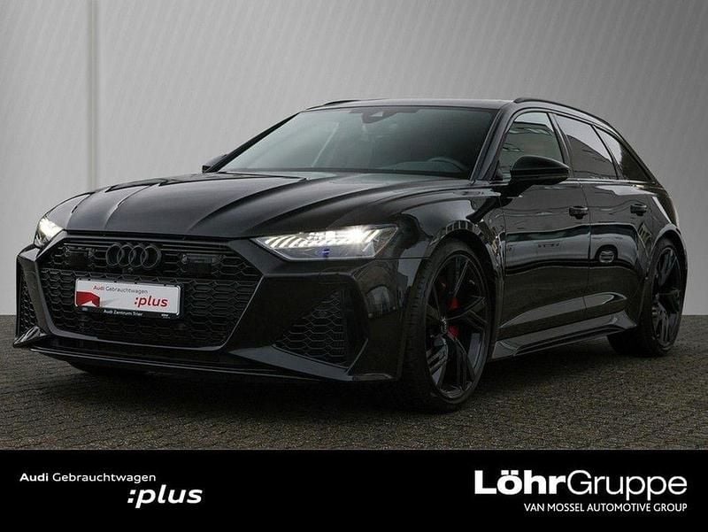 Mythosschwarz metallic Gebraucht 2022 Audi RS6 Ambiente Kombi | 83.980 € (Superpreis) - Bild 1/4