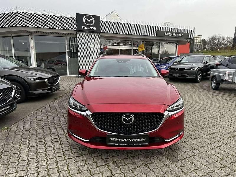 Gebraucht Mazda 6 Exclusive 194 PS (142 kW) 2022 Soul red crystal (metallic) Kombi