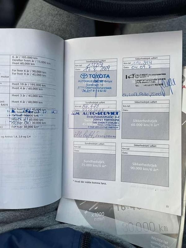 Gebraucht Toyota Avensis 129 PS (94 kW) 2008 Schwarz Kombi