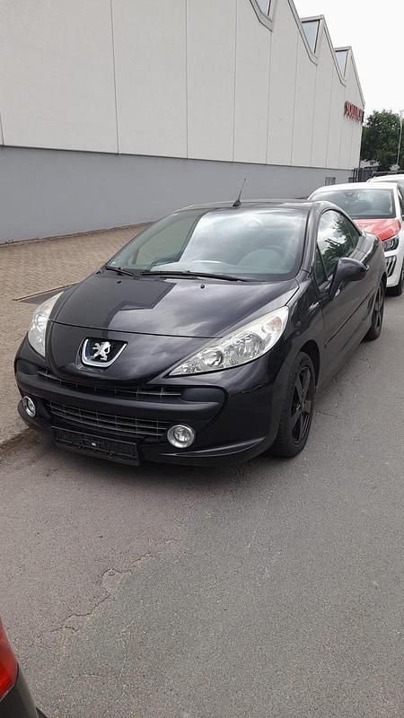 Schwarz Gebraucht 2009 Peugeot 207 CC Cabrio | 800 € (Superpreis) - Bild 1/4