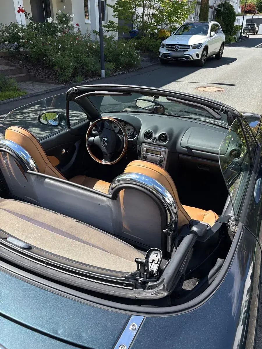 Gebraucht Mazda MX5 Impuls 110 PS (80 kW) 2005 Grün Cabrio