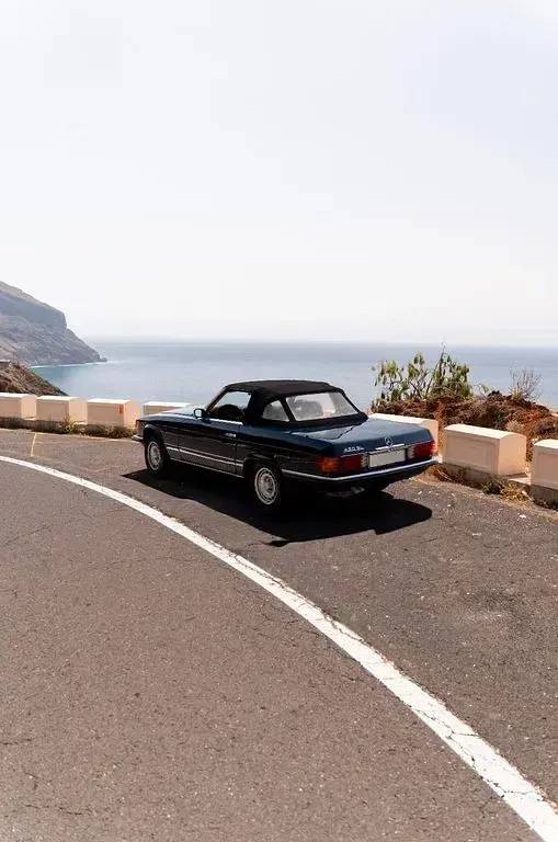 Gebraucht Mercedes 450 1975 Blau Cabrio