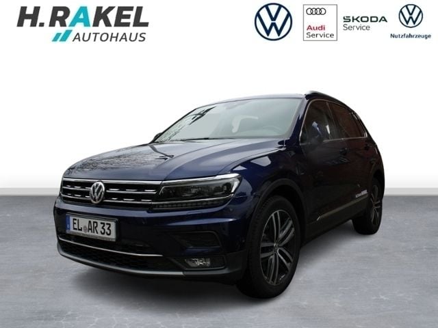 Blau Gebraucht 2018 VW Tiguan Highline SUV | 24.950 € (Superpreis) - Bild 1/4