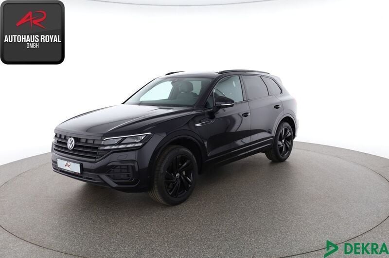 Schwarz Gebraucht 2022 VW Touareg R-line SUV | 45.380 € (Superpreis) - Bild 1/4