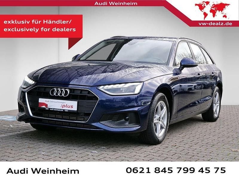 Blau Gebraucht 2021 Audi A4 Business Kombi | 18.696 € (Superpreis) - Bild 1/4