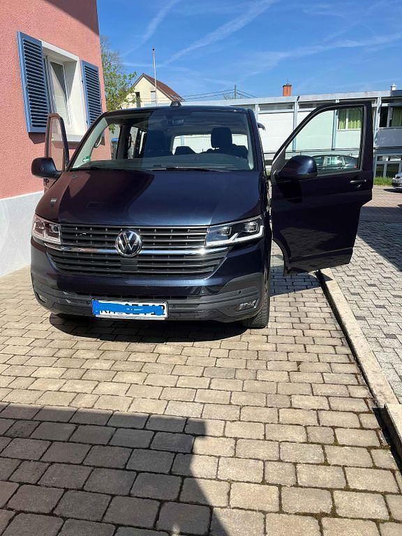 Used VW Multivan 150 HP (110 kW) 2020 Blue Minivan