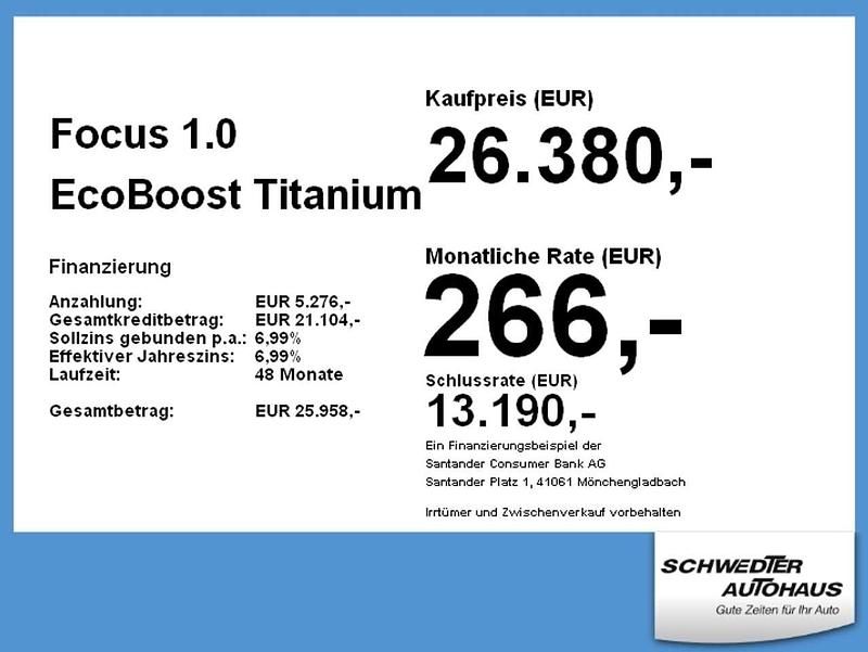 Nowe Ford Focus Titanium 155 KM (114 kW) 2026 Czarny Sedan/Limuzyna